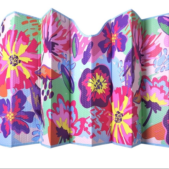 Floral pattern Windshield Shade, UV Protection Visor universal van life - Picture 4 of 8